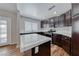 Kitchen featuring stainless steel appliances and white tile countertops at 2103 Falcon Crest Ave, North Las Vegas, NV 89031