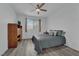 Comfortable bedroom with ceiling fan, ample light and neutral tones at 2325 Windmill Pkwy # 1023, Henderson, NV 89074