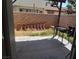 Outdoor patio space showcasing potential for dining and grilling, with a brick fence at 2349 Cardiff Ln # B, Las Vegas, NV 89108