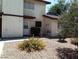 Inviting front yard with desert landscaping and charming exterior at 2349 Cardiff Ln # B, Las Vegas, NV 89108