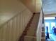 Carpeted staircase leading to the upper level of the home at 2349 Cardiff Ln # B, Las Vegas, NV 89108
