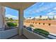 Outdoor balcony view with desert landscaping and clear blue skies at 3318 N Decatur Blvd # 1107, Las Vegas, NV 89130