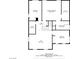 A clear floor plan of the second floor featuring bedrooms, a primary bath, and a loft at 3954 Crystal Trip Ct, Las Vegas, NV 89129