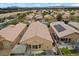 An aerial view highlights the property's backyard oasis and community setting at 4062 Vulcan St, Las Vegas, NV 89122