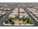 Community aerial showcasing landscaped common areas and well-maintained streets at 417 Honeybrush Ave, Henderson, NV 89011