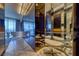 Modern main bedroom featuring vanity area and city views at 4381 W Flamingo Rd # 901, Las Vegas, NV 89103