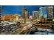 Expansive city view showcasing the vibrant Las Vegas skyline and surrounding entertainment venues at night at 4525 Dean Martin Dr # 901, Las Vegas, NV 89103