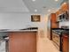 Modern kitchen features stainless steel appliances and dark granite countertops at 4525 Dean Martin Dr # 901, Las Vegas, NV 89103