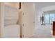 Efficient laundry area features a stacked washer and dryer for convenient in-unit laundry services at 4525 Dean Martin Dr # 901, Las Vegas, NV 89103