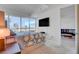 Comfortable main bedroom boasts skyline views and a seamless flow to the inviting living area at 4525 Dean Martin Dr # 901, Las Vegas, NV 89103