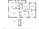 Detailed floor plan showcasing the layout, dimensions, and features of this single Gathering house at 4629 San Cir, Las Vegas, NV 89120