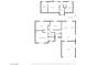 Detailed floor plan of the home showing the layout of rooms and dimensions at 4797 E Imperial Ave, Las Vegas, NV 89104