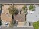 Aerial view of the property highlighting the roof, yard, and nearby street at 5101 Churchill Ave, Las Vegas, NV 89107
