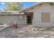 Charming single-story home with a brick walkway leading to the front door at 5101 Churchill Ave, Las Vegas, NV 89107