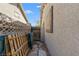 Side yard featuring a walkway and fence at 5101 Churchill Ave, Las Vegas, NV 89107