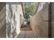 Side yard featuring a walkway and a block wall at 5101 Churchill Ave, Las Vegas, NV 89107