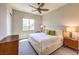 Cozy bedroom with natural light, a comfortable bed, and stylish nightstands at 7111 Bath Dr, Las Vegas, NV 89131
