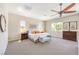 Spacious main bedroom with a ceiling fan, and natural light creating a relaxing retreat at 7111 Bath Dr, Las Vegas, NV 89131