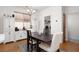 Dining room showcasing natural light, modern cabinets, and access to the laundry room at 9029 Tumblewood Ave, Las Vegas, NV 89143