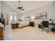 Spacious main bedroom with high ceilings, ample natural light, and a private outdoor patio at 9718 Camino Capistrano Ln, Las Vegas, NV 89147
