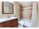 This bathroom features modern fixtures, updated tile, and an updated sink at 1470 Elizabeth Ave # 1, Las Vegas, NV 89119