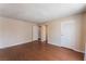 Spacious bedroom with hardwood floors, neutral color paint and base trim at 1470 Elizabeth Ave # 1, Las Vegas, NV 89119