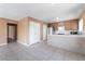 Modern kitchen featuring stainless steel appliances, tile floors, and ample cabinet space at 1470 Elizabeth Ave # 1, Las Vegas, NV 89119