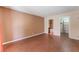This main bedroom has access to both a bathroom and a walk in closet at 1470 Elizabeth Ave # 1, Las Vegas, NV 89119