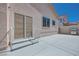 Low-maintenance backyard with concrete, perfect for outdoor entertaining and relaxation at 1551 Echo Falls Ave, Las Vegas, NV 89183