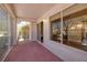 Enclosed patio featuring a full screen enclosure, providing an airy outdoor living space at 2420 Desert Butte Dr, Las Vegas, NV 89134
