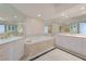 Spacious bathroom with a soaking tub, dual vanities, and modern finishes at 2747 Paradise Rd # 2305, Las Vegas, NV 89109