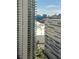 Take in this scenic view of the city, featuring high rises, palm trees, and the High Roller observation wheel at 2747 Paradise Rd # 2305, Las Vegas, NV 89109