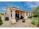 Inviting covered patio with a barbeque grill, perfect for outdoor dining and relaxing at 2808 Cygnus St, Las Vegas, NV 89117