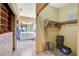 Spacious walk-in closet leading to a bathroom featuring custom shelves and ample storage at 2808 Cygnus St, Las Vegas, NV 89117