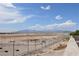 A landscape view from the back of the property with mountains in the distance at 2839 Kensington St, Las Vegas, NV 89156