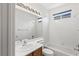 Bathroom with tub and shower combination and a large mirror at 2846 Barrow Downs St, Las Vegas, NV 89135
