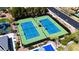 View of community tennis courts, offering recreational space and activities for residents and their guests at 2846 Barrow Downs St, Las Vegas, NV 89135