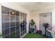 Covered patio includes sliding glass doors and space for storage at 3420 Winterhaven St # 202, Las Vegas, NV 89108