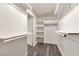 Spacious walk-in closet with custom shelving and ample storage for an organized wardrobe solution at 3484 Nightflower Ln # 2, Las Vegas, NV 89121