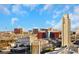 Stunning Las Vegas city view featuring the iconic Palms Casino Resort and other buildings against a beautiful blue sky at 4381 W Flamingo Rd # 2220, Las Vegas, NV 89103