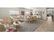 Formal dining room with elegant furnishings, perfect for entertaining guests at 4780 Lorenzo Way, Pahrump, NV 89061
