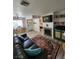 Inviting living room with a fireplace and modern decor, perfect for relaxation and entertainment at 4805 S Torrey Pines Dr # 101, Las Vegas, NV 89103