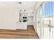 Living area featuring a kitchen and a large sliding door with backyard access at 5078 Mountain Vista St, Las Vegas, NV 89120