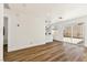 Spacious living room with abundant natural light and hardwood flooring at 5078 Mountain Vista St, Las Vegas, NV 89120
