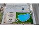 Aerial view showcases a pool, patio, and the overall backyard design, offering an exclusive outdoor living space at 6301 Garwood Ave, Las Vegas, NV 89107