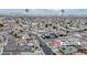 Stunning aerial view of a neighborhood with convenient access to downtown Las Vegas and the Las Vegas Strip at 6301 Garwood Ave, Las Vegas, NV 89107