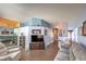 Spacious living room with wooden floors, comfortable furniture, and ample natural light at 6961 Ray Charles Ln, Las Vegas, NV 89119