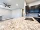 Close-up of the kitchen island with granite countertops and stainless steel sink at 8125 Rio De Janeiro Dr, Las Vegas, NV 89128