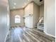 Bright living room boasts high ceilings, shuttered windows and staircase access at 8125 Rio De Janeiro Dr, Las Vegas, NV 89128
