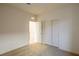 Cozy bedroom featuring neutral carpet, freshly painted walls and double door closet at 89 Via Franello, Henderson, NV 89011
